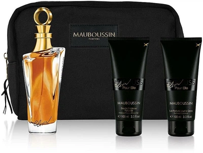 Mauboussin Elixir Pour Elle - Набор (edp/100ml + b/lot/100ml + sh/gel/100ml + pouch) Mauboussin Elixir Pour Elle (1005254--2)