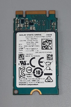 Накопитель SSD M.2 2242 256GB Toshiba KBG30ZMT256G (NVMe PCIe) БУ