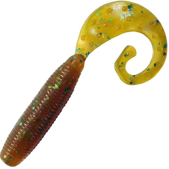 Силикон Reins FAT G-TAIL GRUB 2" 565 Motor Oil Green Flake,1552.03.45