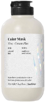 Легка захисна маска для волосся FarmaVita Back Bar Color Mask N°05 — Cream Plus 250 мл (8022033107206)