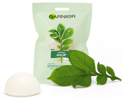 Garnier konjac gąbka do oczyszczania skóry twarzy 9 g (3600542184625)