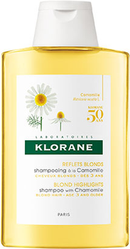 Klorane szampon z ekstraktem z rumianku do włosów jasnych 200 ml (3282779007481)