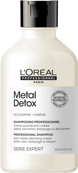 Profesjonalny szampon oczyszczający L'Oreal Serie Expert Metal Detox przeciw metalom nagromadzonym we włosach po koloryzacji lub rozjaśnianiu 300 ml (0000030158078)