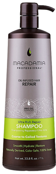 Macadamia Professional Ultra Rich Repair Szampon regenerujący do włosów bardzo grubych 1000 ml (0815857010764)