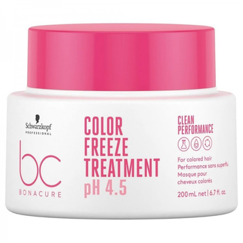Маска Schwarzkopf Professional BC Bonacur Color Freeze для фарбованого волосся 200 мл (4045787724196)