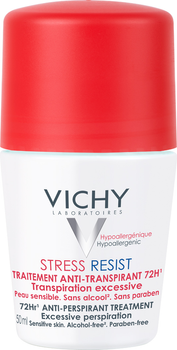 Vichy intensywny dezodorant w kulce 72 godziny ochrony 50 ml (3337871324001)