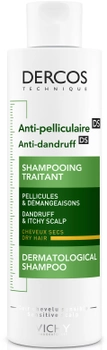 Шампунь Vichy Dercos проти лупи посиленої дії для сухого волосся 200 мл (3337871330262)