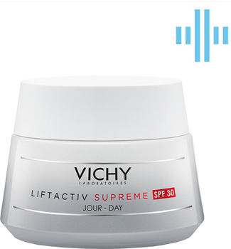 Засіб тривалої дії Vichy Liftactiv Supreme Day Cream SPF30 For All Skin Types корекція зморшок і пружність шкіри антивіковий крем 50 мл (3337875719124)