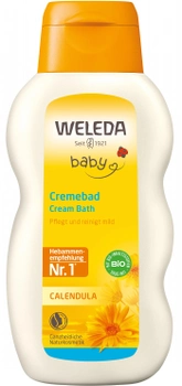 Молочко для купання немовлят Weleda Календула 200 мл (4001638096591)
