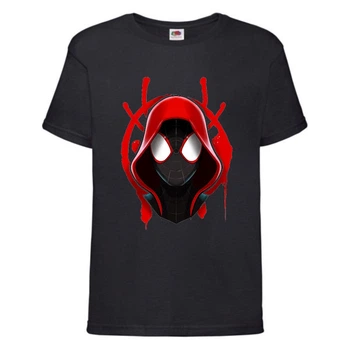 Футболка детская Марвел (Marvel & DC) черная (spiderman-001-black) 140 см