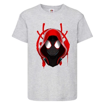 Футболка детская Марвел (Marvel & DC) серая (spiderman-001-gray) 116 см