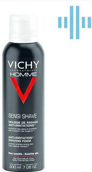 Піна для гоління Vichy Homme для чутливої шкіри 200 мл (3337871318901)
