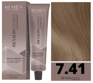 Farba do włosów Revlon Professional Revlonissimo Colorsmetique Ker-Ha Complex HC 7,41 60 ml (8007376057388)