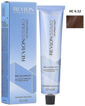 Фарба для волосся Revlon Professional Revlonissimo Colorsmetique Ker-Ha Complex HC6.12 60 мл (8007376057913)