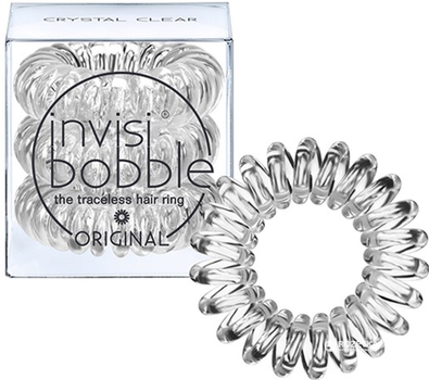 Opaska do włosów-bransoletka Invisibobble Original Crystal Clear 3 szt. (4260285373039)