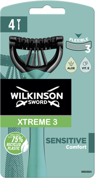 Бритва Wilkinson Sword Xtreme3 Sensitive 4 шт (4027800010400)