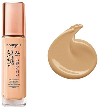 Тональна основа Bourjois Always Fabulous 24H Extreme Resist SPF20 Розгладжувальна 410 30 мл (3614228413480)