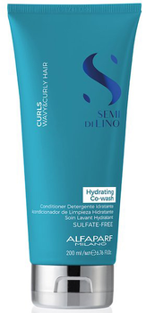 Ko-wash odżywka Alfaparf Semi Di Lino Curls Hydrating Co-Wash Conditioner nawilżająca do włosów kręconych 200 ml (8022297111315)