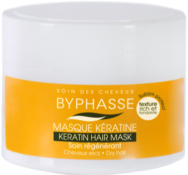 Маска Byphasse для сухого і тьмяного волосся 250 мл (8436097092659)