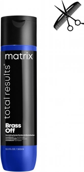 Profesjonalny odżywka Matrix Total Results Brass Off do neutralizacji żółtego odcienia włosów 300 ml (3474636484867)