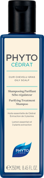 Szampon Phyto Phytocedrat Sebo-Regulating Shampoo Regulujący produkcję sebum dla tłustych włosów 250 ml (3338221003041)