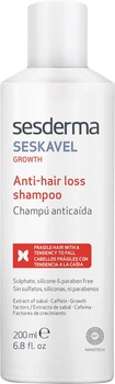 Szampon przeciw wypadaniu włosów Sesderma Seskavel Growth Przeciw wypadaniu włosów 200 ml (8470002282131)