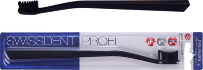 Зубна щітка Swissdent Profi Colours чорна/чорна (19.603) (7640126196039)