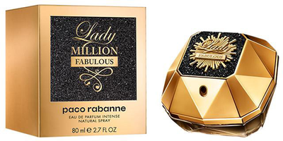 Woda perfumowana damska Paco Rabanne Lady Million Fabulous Eau de Parfum Intense 80 ml (3349668592371)