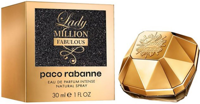 Woda perfumowana damska Paco Rabanne Lady Million Fabulous Eau de Parfum Intense 30 ml (3349668592449)