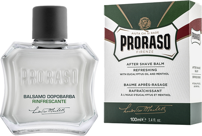 Odświeżający i tonizujący balsam po goleniu Proraso z ekstraktem z eukaliptusa i mentolem 100 ml (8004395001101)