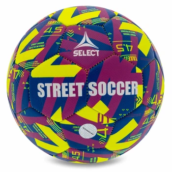 М'яч футбольний №4,5 SELECT STREET SOCCER V23 (жовтий-синій) (STREET-YB_Жовтий-синій)
