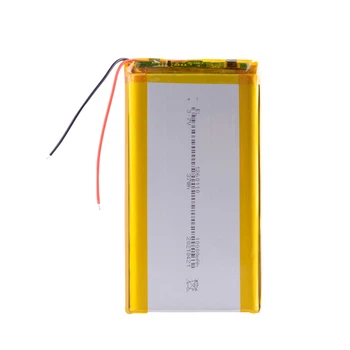 Аккумулятор литий-полимерный 10000mAh 3.7v / 1260110 / 110x60x12 mm