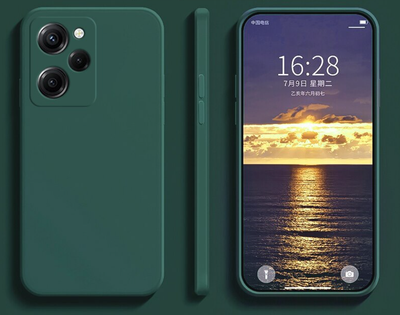 Силіконовий чохол Soft Touch для Xiaomi Redmi 12 Темно-зелений