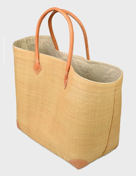 Сумка кошик пляжна Le Comptoir de la plage Tamatave SGM жіноча з рафії велика стильна One size Naturel (ZIK0000018010)