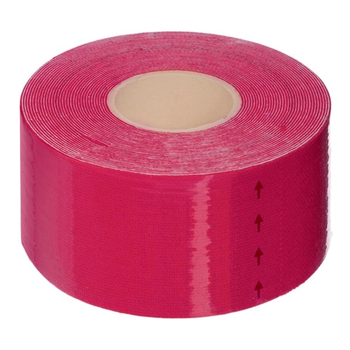 Кинезио тейп в рулоне 3,8см х 5м 73417 (Kinesio tape) эластичный пластырь, red