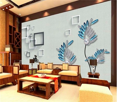 3D Фото Обои PHOTODECOR "Ювелирный цветок" 1 кв.м.