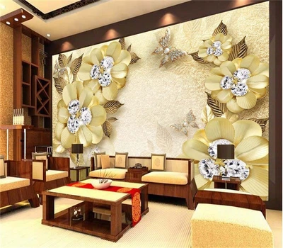 3D Фото Шпалери PHOTODECOR "Квіти на піску"