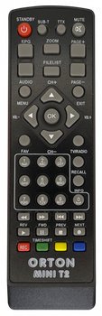 Пульт для Т2 тюнера ORTON MINI T2