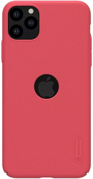 Etui Nillkin Super Frosted Shield Apple iPhone 11 Pro Max (Z wycieciem na logo) Czerwone (NN-SFS-IP11PM/RD)