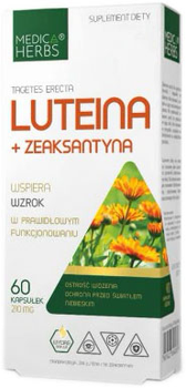 Suplement diety Medica Herbs Luteina + Zeaksantyna 60 kapsułek (5903968202231)