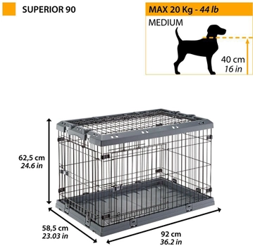 Будка для собак Ferplast 92 x 58.5 x 62.5 см (DLZFPAKLA0050)