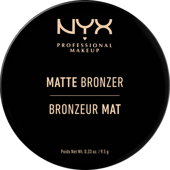 Bronzer do twarzy i ciała NYX Professional Makeup Matte Bronzer matujący MBB01 - Light 9,5 g (0800897809058)