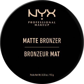 Bronzer do twarzy i ciała NYX Professional Makeup Matte Bronzer matujący MBB01 - Light 9,5 g (0800897809058)