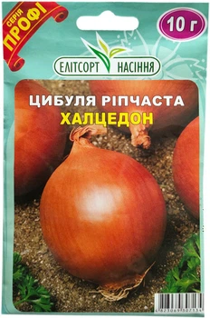 Насіння цибулі Халцедон 10 г середньостиглий Елітсортнасіння