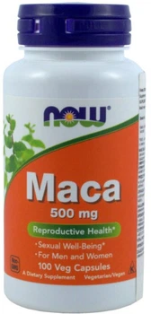 Харчова добавка Now Foods Маку 500 мг 100 капсул (733739047212)