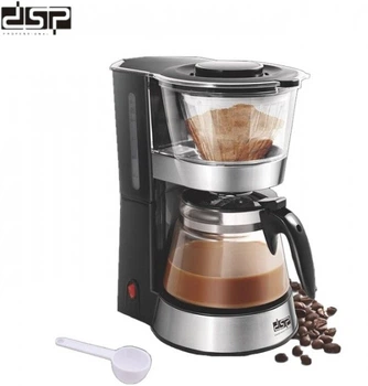 Кавоварка кавоварка крапельна DSP KA-3063 800 Вт чаша 1.2 л Чорна