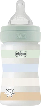 Пляшечка для годування Chicco Well-Being Silicone 0м+ 150 мл (8058664166206)