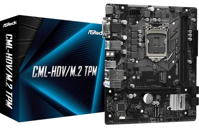 Материнська плата ASRock CML-HDV/M.2 TPM