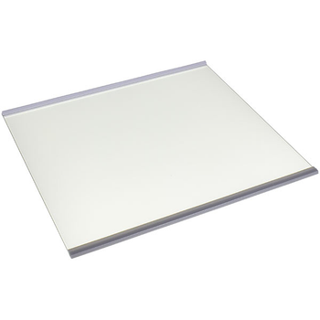 Полка над ящиком для овощей в холодильник Whirlpool 481010667592 485x435mm (стекло)