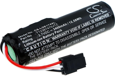 Аккумуляторная батарея Cameron Sino CS-LOE174XL / T12367470JTZ для Logitech UE Blast (3400 mAh)